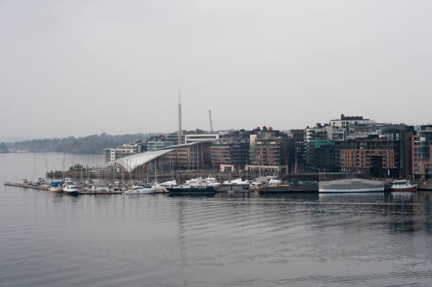 istock Modern buildings in Oslo 871505424