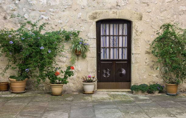 istock Entrance to the old house 871509124