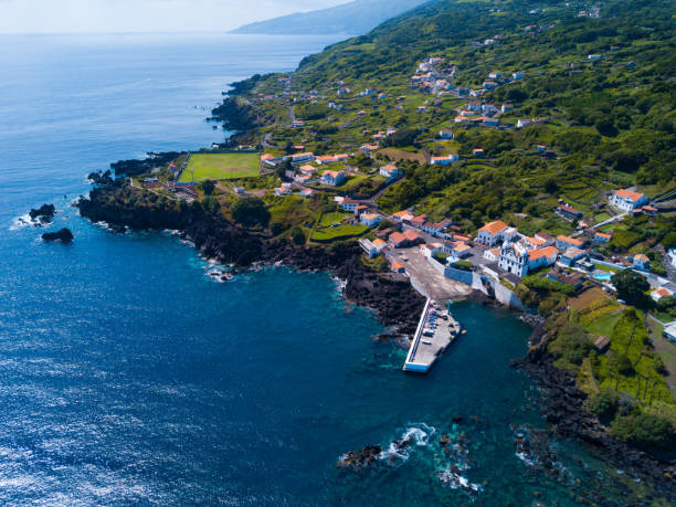 istock Village in Azores Islands, Calheta de nesquim 871510538