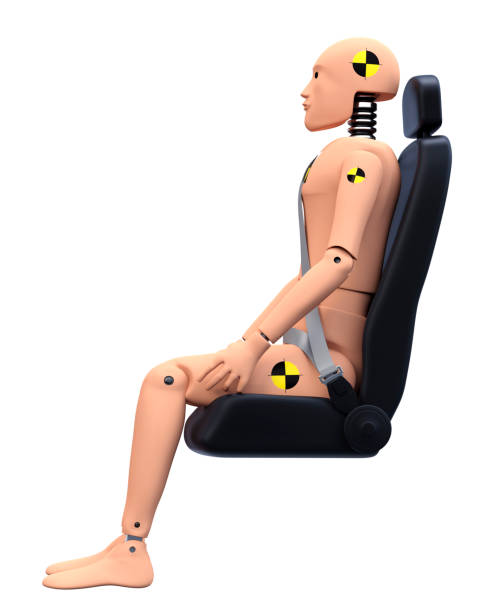 istock Crash Test Dummy in Car Seat 871510594