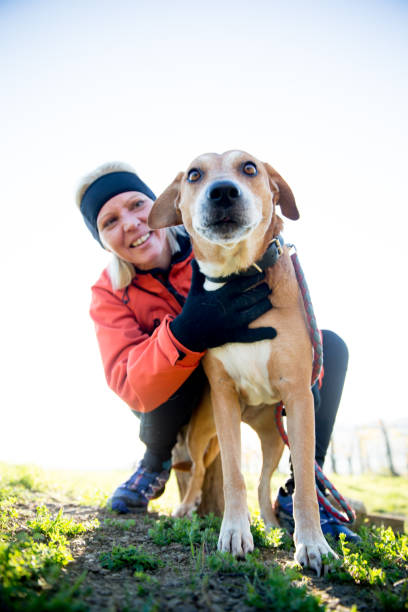 istock Woman Petting her Dog 871518862