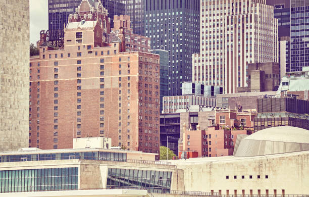 istock Close up view of New York architecture. 871524040