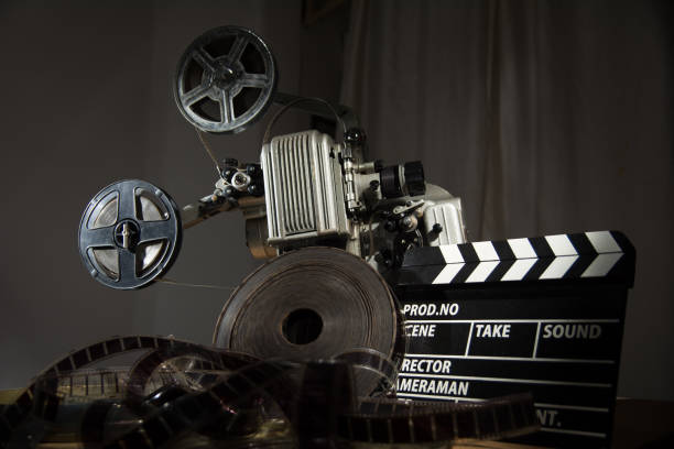 istock Retro device for watching movies 871529464