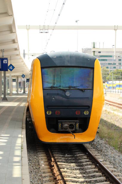 istock Diesel Commuter train at Zwolle Central station 871533064