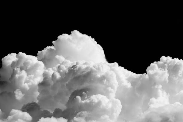 istock Closeup cumulus cloud with blue sky, Convectional and veretical clouds 871553846