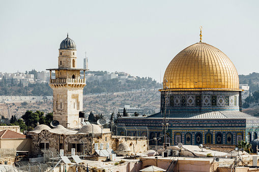 Jerusalem Western Wall View Alaqsa Mosque And Jerusalem Archaeological Park  Israel Middle East Stock Photo - Download Image Now - iStock