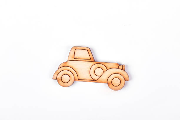 istock Cartoon toy automobile, white background. 871558338