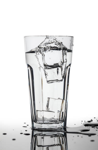 istock Splashing water from a glass 871558514