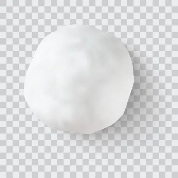 Vector illustration of snowball vector illustration