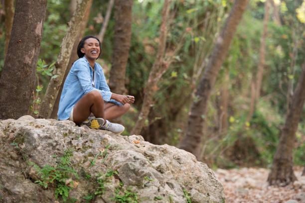 istock Woman in nature. 871564590