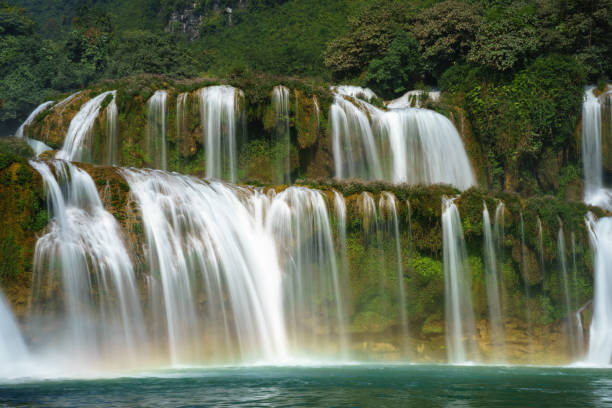 istock Ban Gioc waterfall in north of Vietnam. 871566512