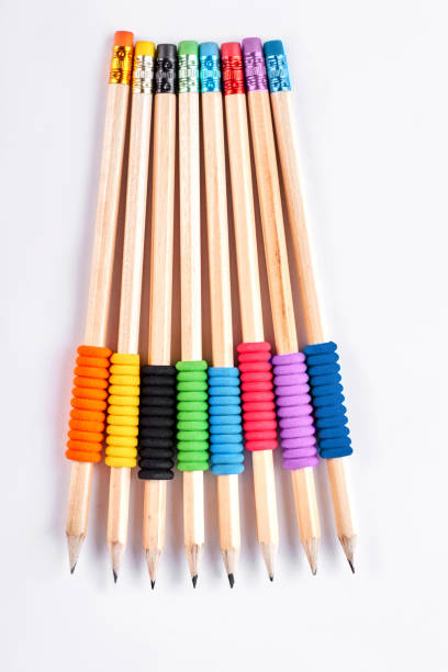 istock Collection of pencils with different bands. 871568810