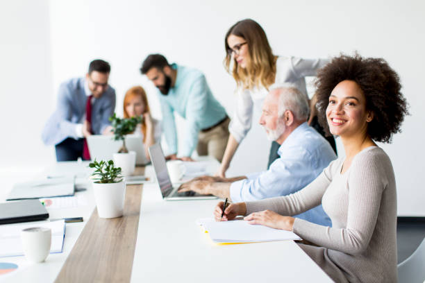 istock Business people working in office 871569102