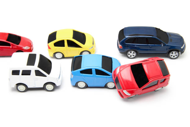 istock Car Accident concept image with miniature cars. 871577180