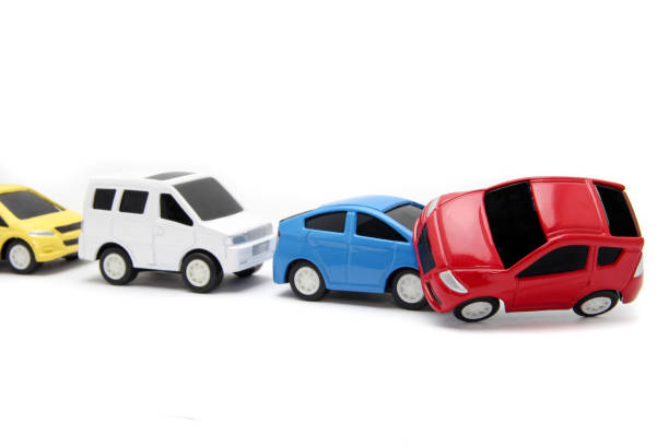 istock Car Accident concept image with miniature cars. 871577182