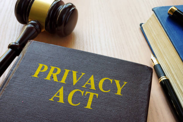 istock Book Privacy Act and gavel on a table. 871577272