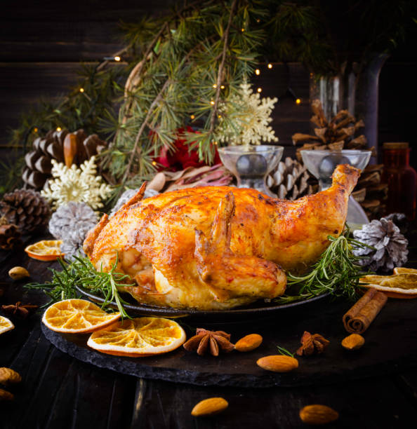 istock Baked turkey for Christmas or New Year 871588260