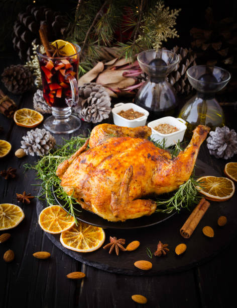 istock Baked turkey for Christmas or New Year 871588392