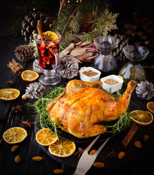 istock Baked turkey for Christmas or New Year 871588550