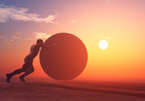 istock Man and the ball. 871588818