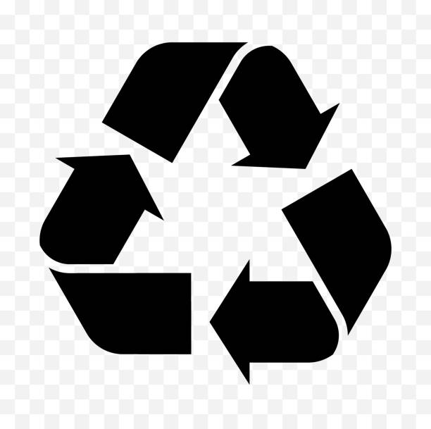 ilustrações de stock, clip art, desenhos animados e ícones de reuse, recycled icon - recycling