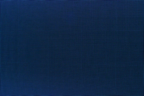 fonds d’écran de led digital texturés - blue plasma photos et images de collection