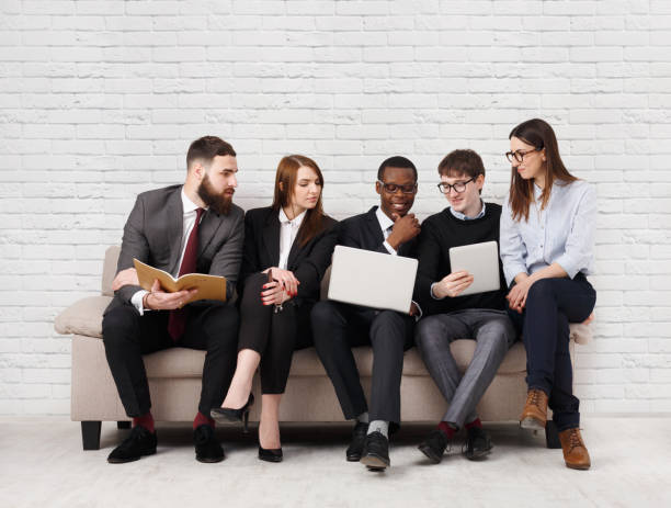 istock Team work, business colleagues enjoy success 871598574