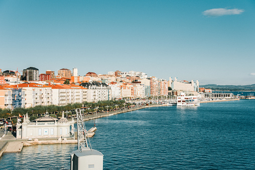The city of Santander in northern Spain.