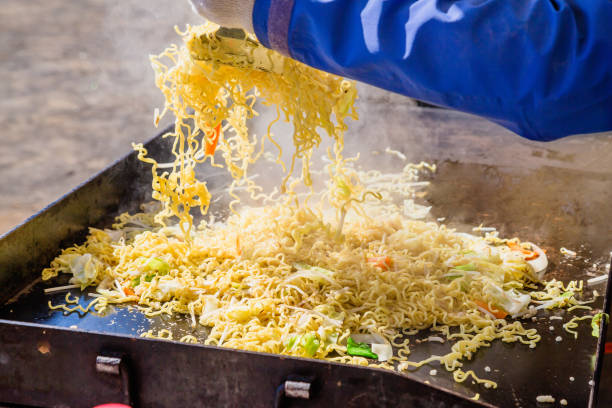 istock Fried noodle made with festival 871617906