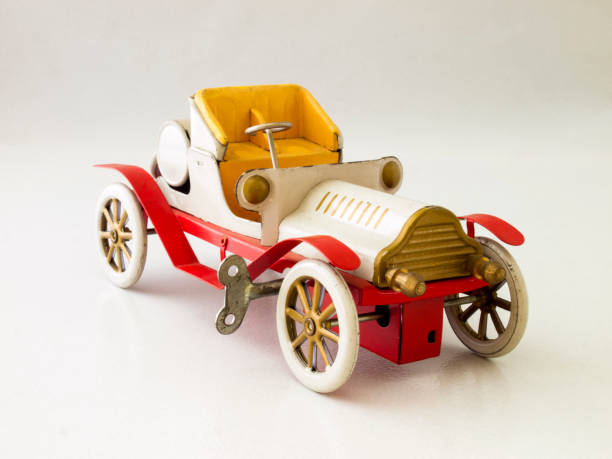 istock Antique car tin toy 871628954