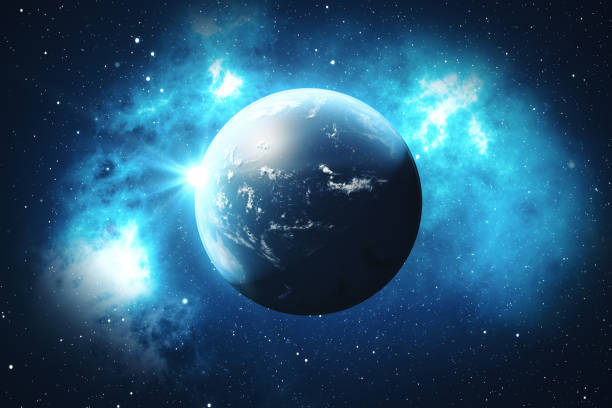 istock 3D Rendering World Globe from Space in a Star Field Showing Night Sky With Stars and Nebula. View of Earth From Space. Elements of this image furnished by NASA 871635742