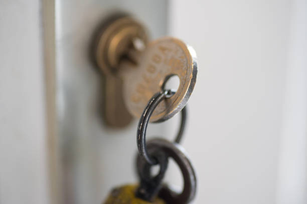 istock The keys in the lock 871641322
