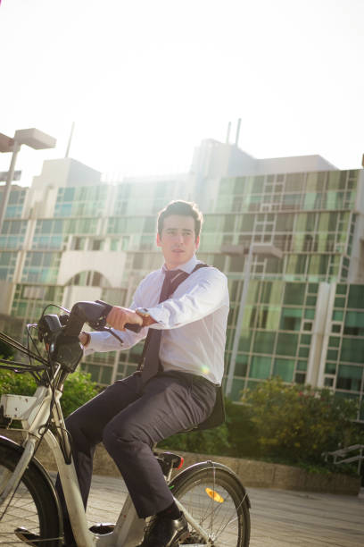 istock Going to work in the city by bicycle 871647832