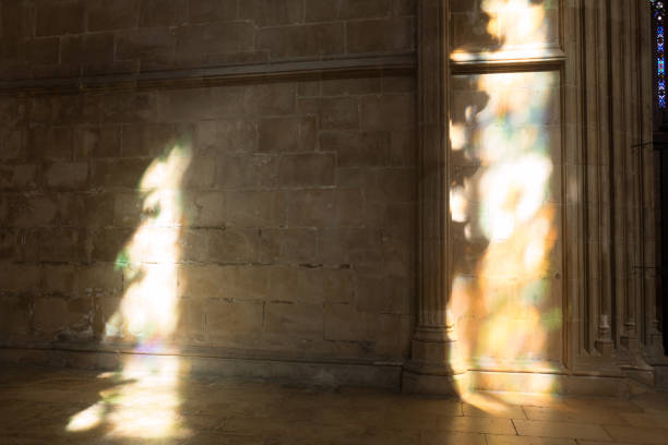 Young African woman exploring an old building in Bergamo, Italy