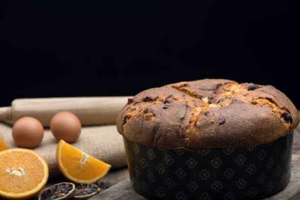 istock Panettone. Italian traditional Christmas cake 871652164