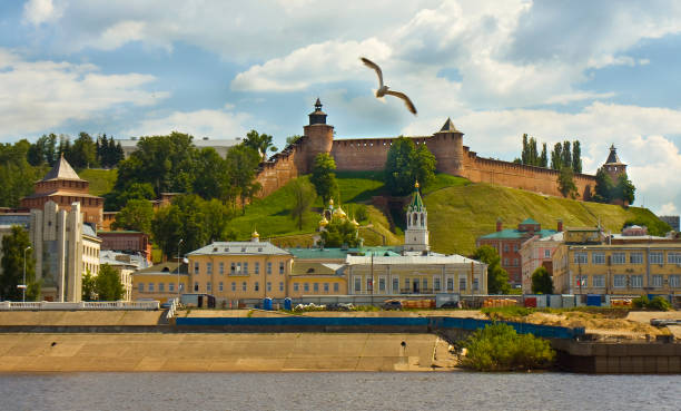 нижний новгород, россия - кремль стоковые фото и изображения