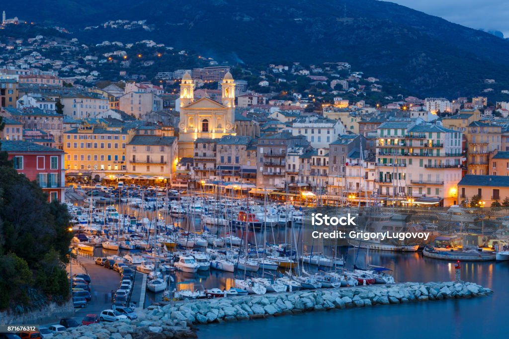 The Bastia City on The Corsica Island in France Bastia Stock Photo