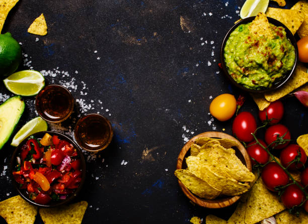 istock Nachos, Guacamole, Salsa Sauce, 871678958
