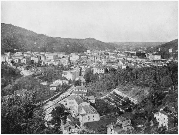 istock Antique photograph of World's famous sites: Carrara 871684264