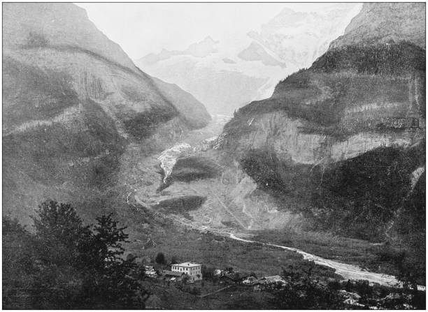 istock Antique photograph of World's famous sites: Grindenwald 871696894