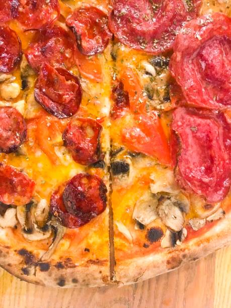 istock Fresh hot pizza. Italian fast food 871708192