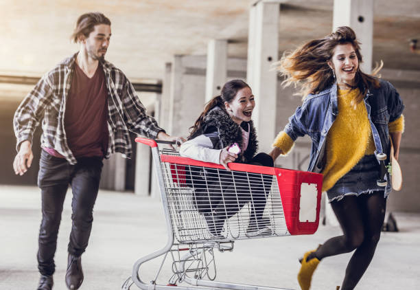 istock Small Group of Teenagers Hanging Out 871711324
