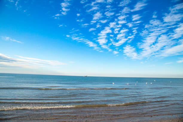 istock Promenade at sunrise. Relaxation and vacation 871711940