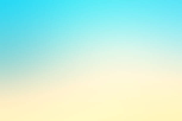 istock Abstract blue effect background with summer beach mood