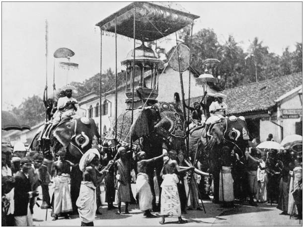 istock Antique photograph of World's famous sites: Colombo 871722708