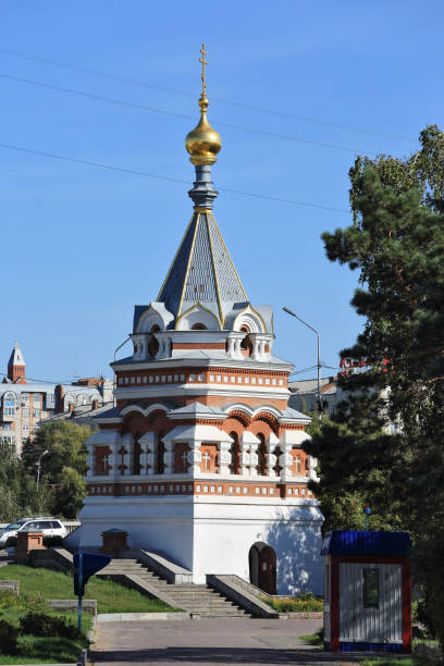 istock Russia, Omsk. Orthodox chapel 871730058