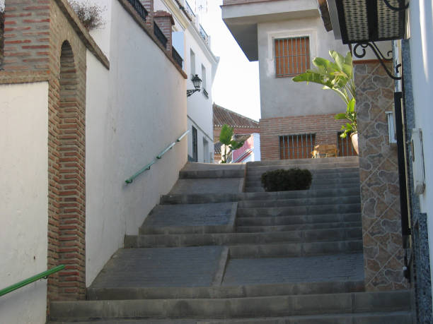 istock Gorgeous village in Spain with streets in slope 871730108