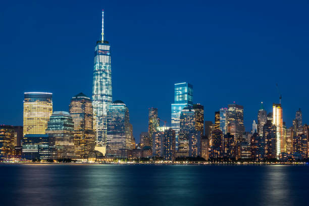 istock View of NYC by night 871738386