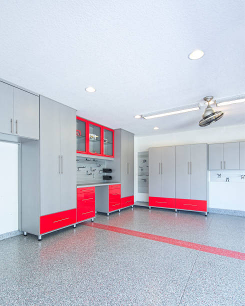 istock New storage cabinets and flooring in a garage 871741554