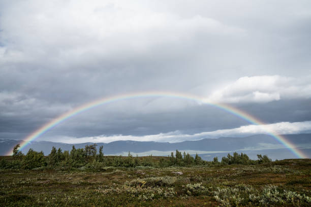 Rainbow in The North of Sweden